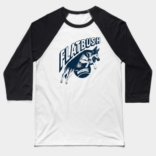 Vintage German Shepard Flatbush Baseball Mascot Team Baseball T-Shirt